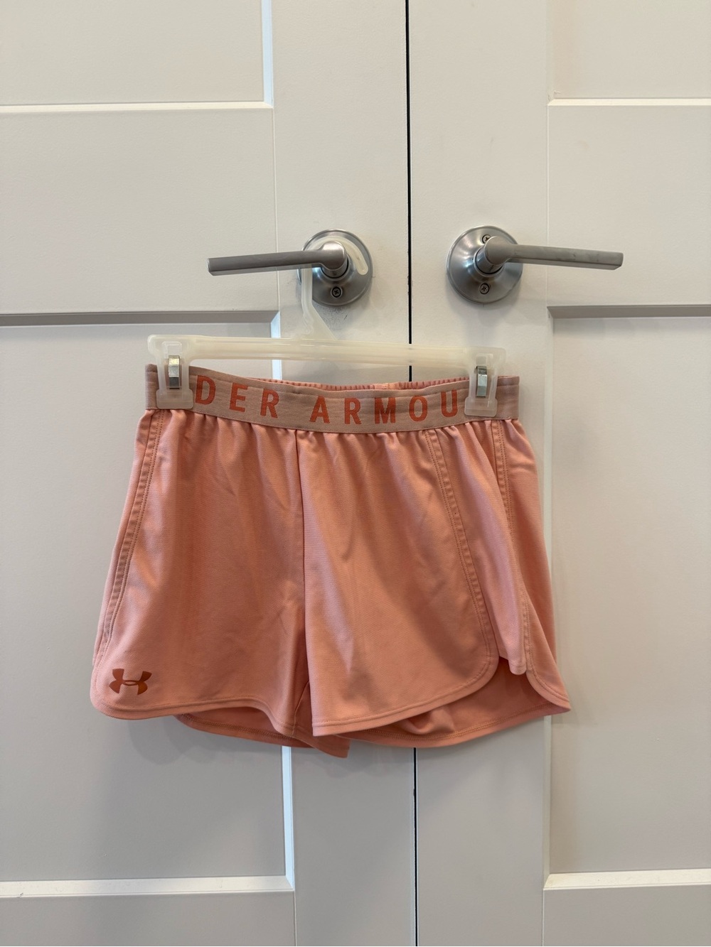 Under Armour HeatGear Salmon Athletic Running Shorts